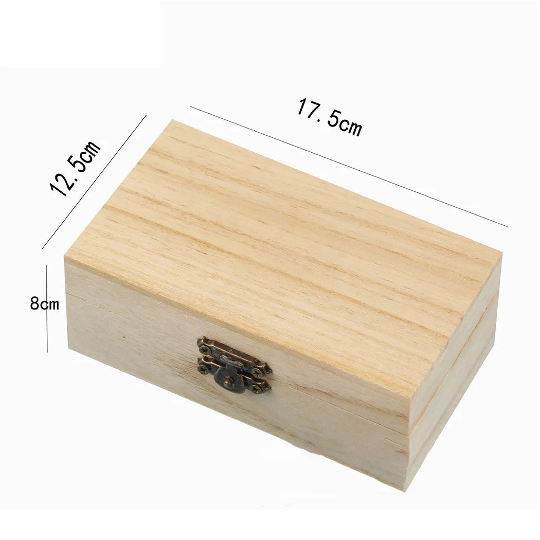 Wooden Square Hinged Boxes