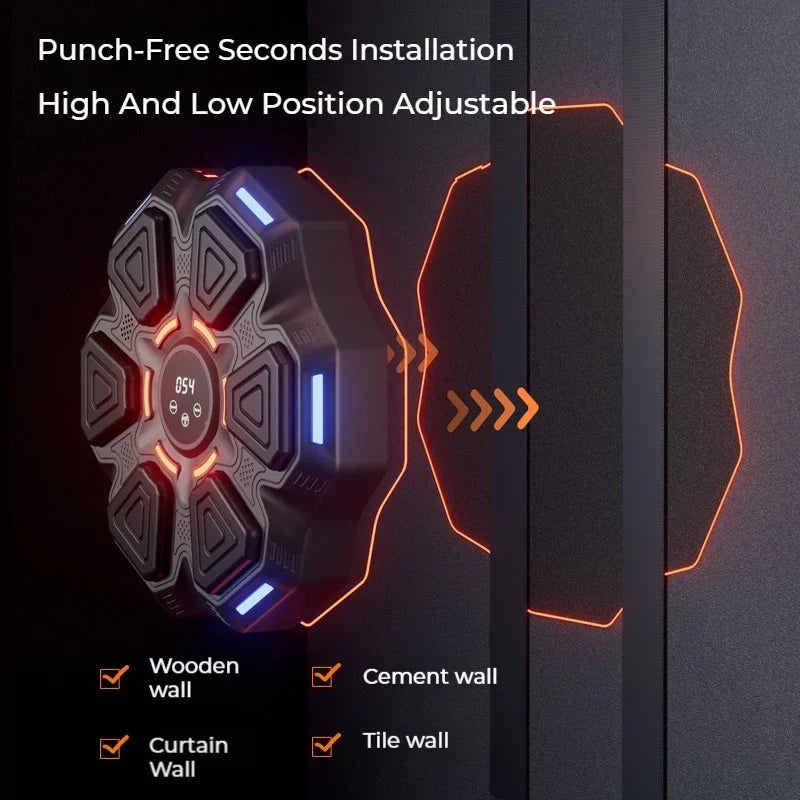 Music Boxing Machine Smart Bluetooth Wall Mounted