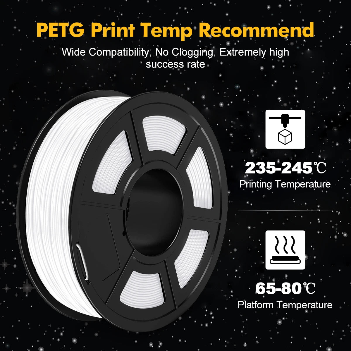 3D Filament 1KG 3 Rolls 1.75mm