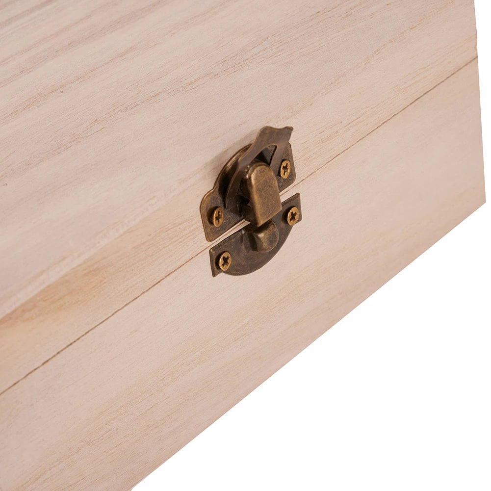 Wooden Square Hinged  Boxes