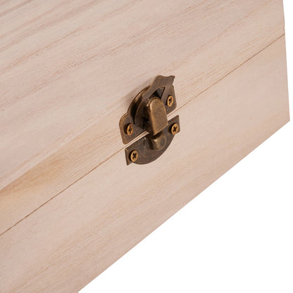 Wooden Square Hinged  Boxes