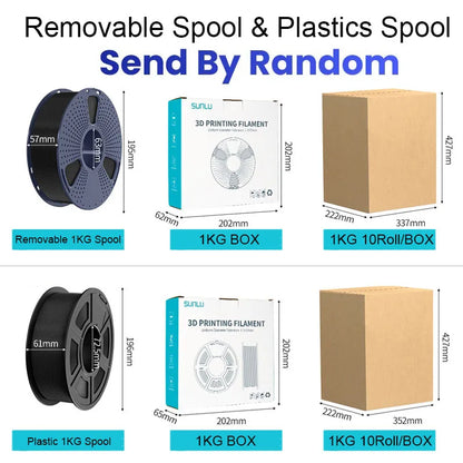 3D Filament 1KG 3 Rolls 1.75mm