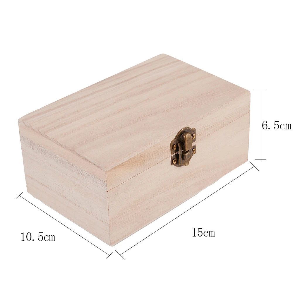 Wooden Square Hinged  Boxes