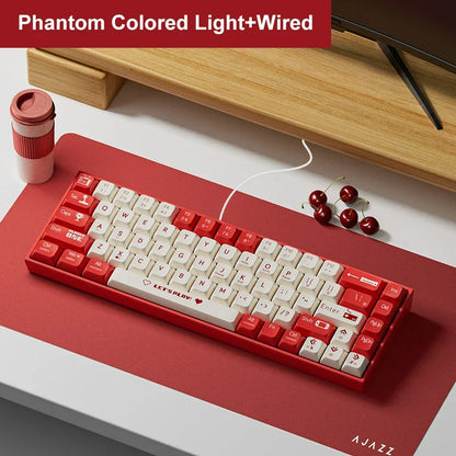 Wired Wireless Bluetooth Gamer Keyboard