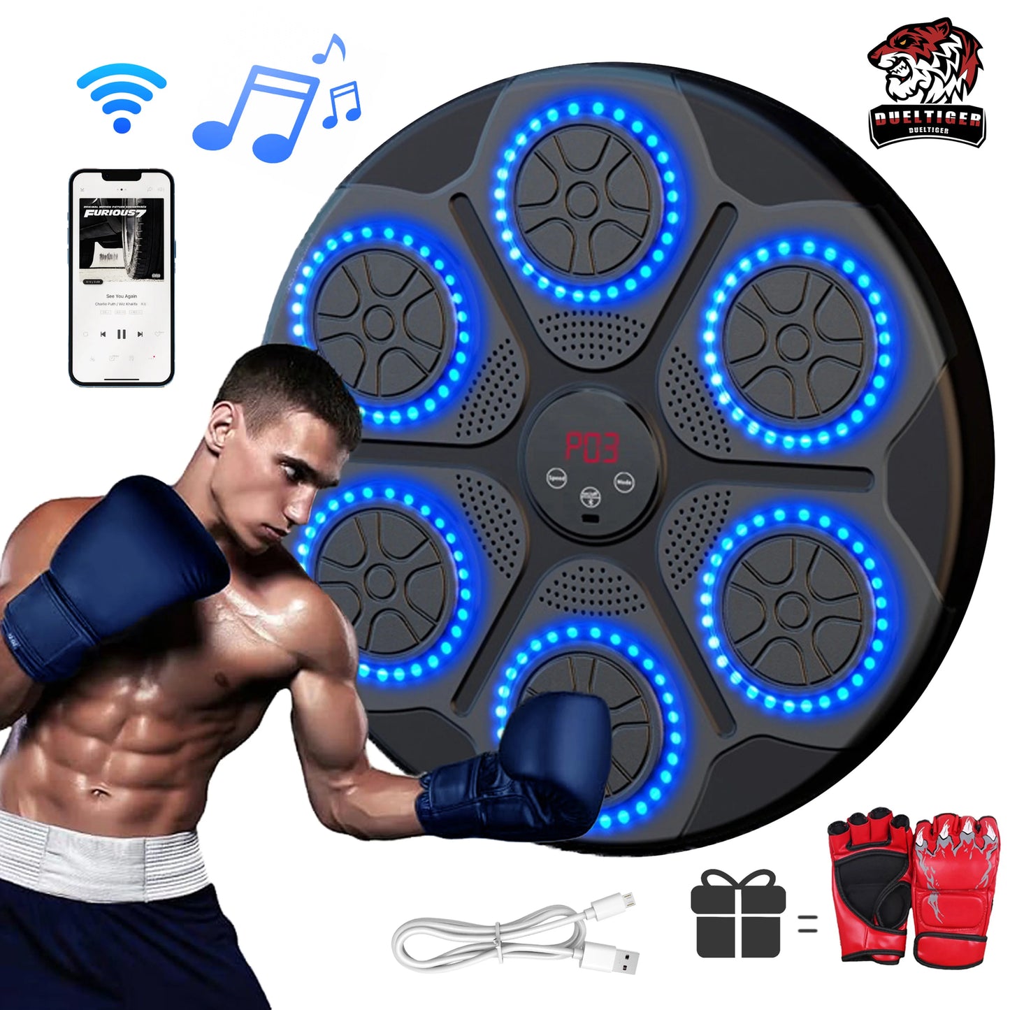 Music Boxing Machine Bluetooth