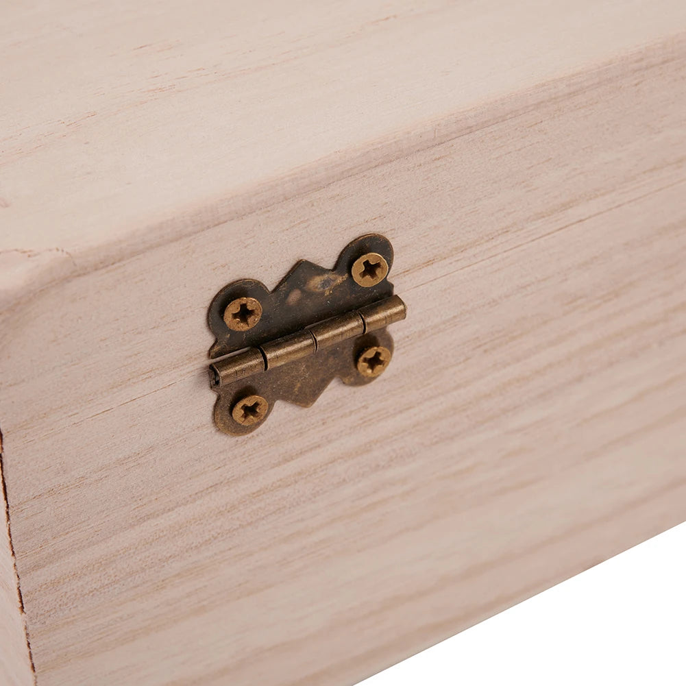 Wooden Square Hinged  Boxes