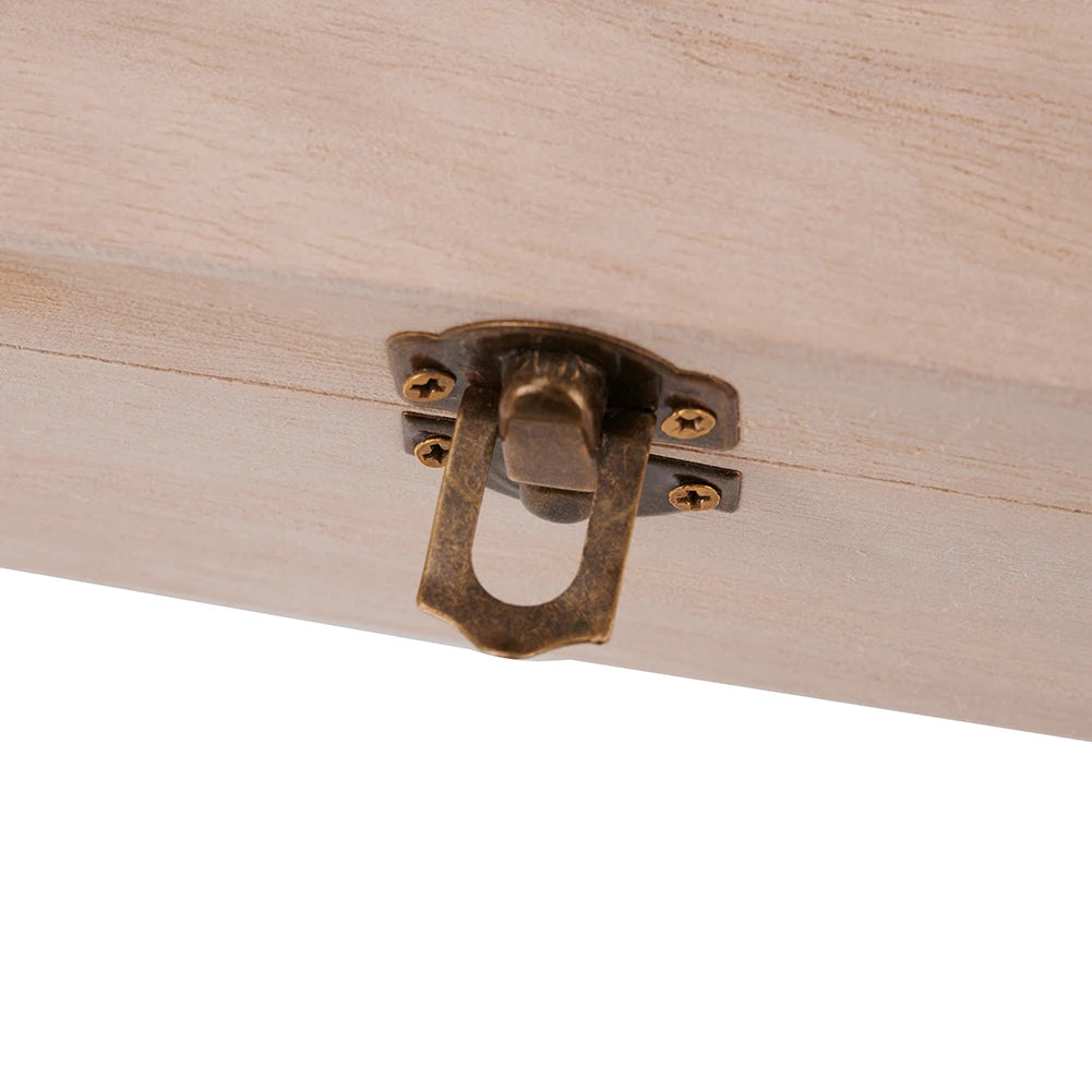 Wooden Square Hinged  Boxes
